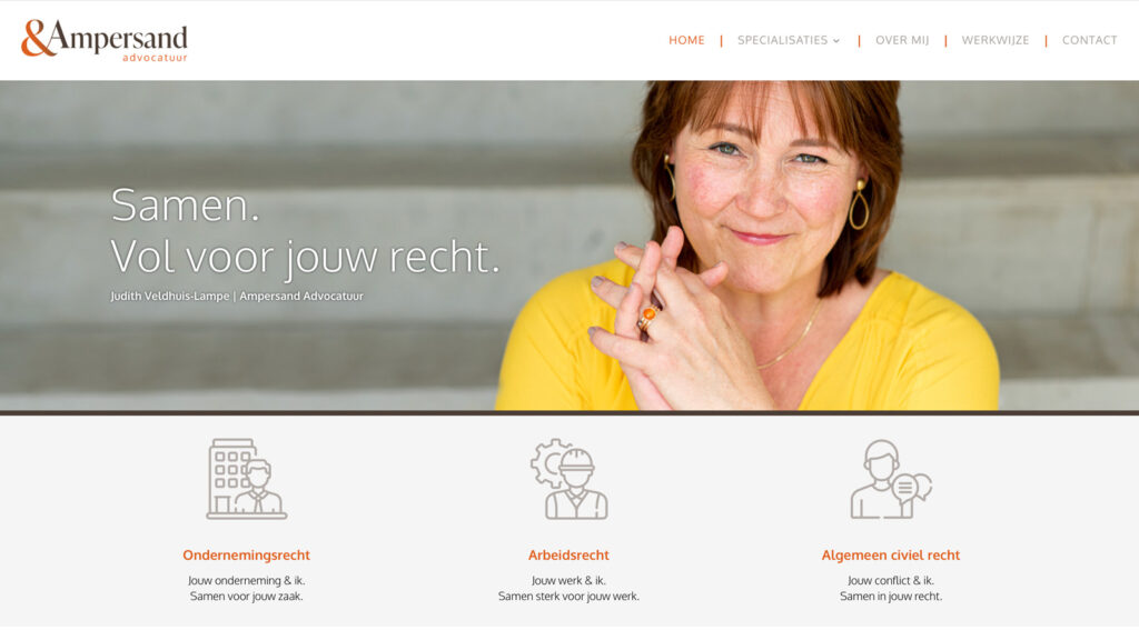 Ampersand Advocatuur | webteksten