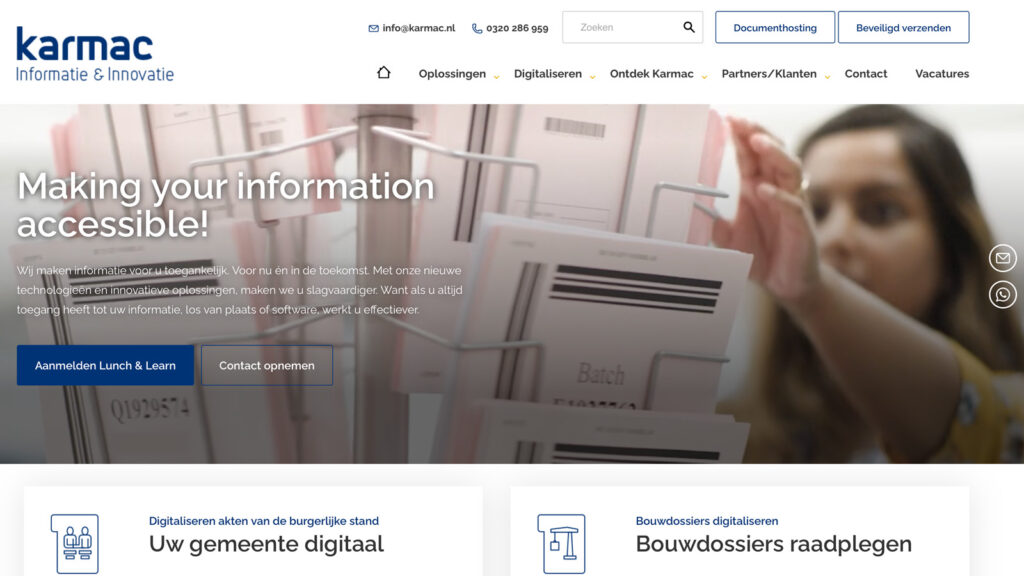 Karmac Informatie & Innovatie | interviews, campagnes en redactie