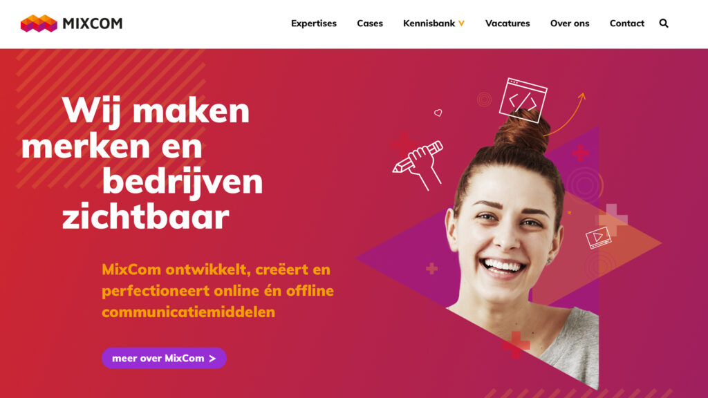 MixCom | webtekst nieuwe website